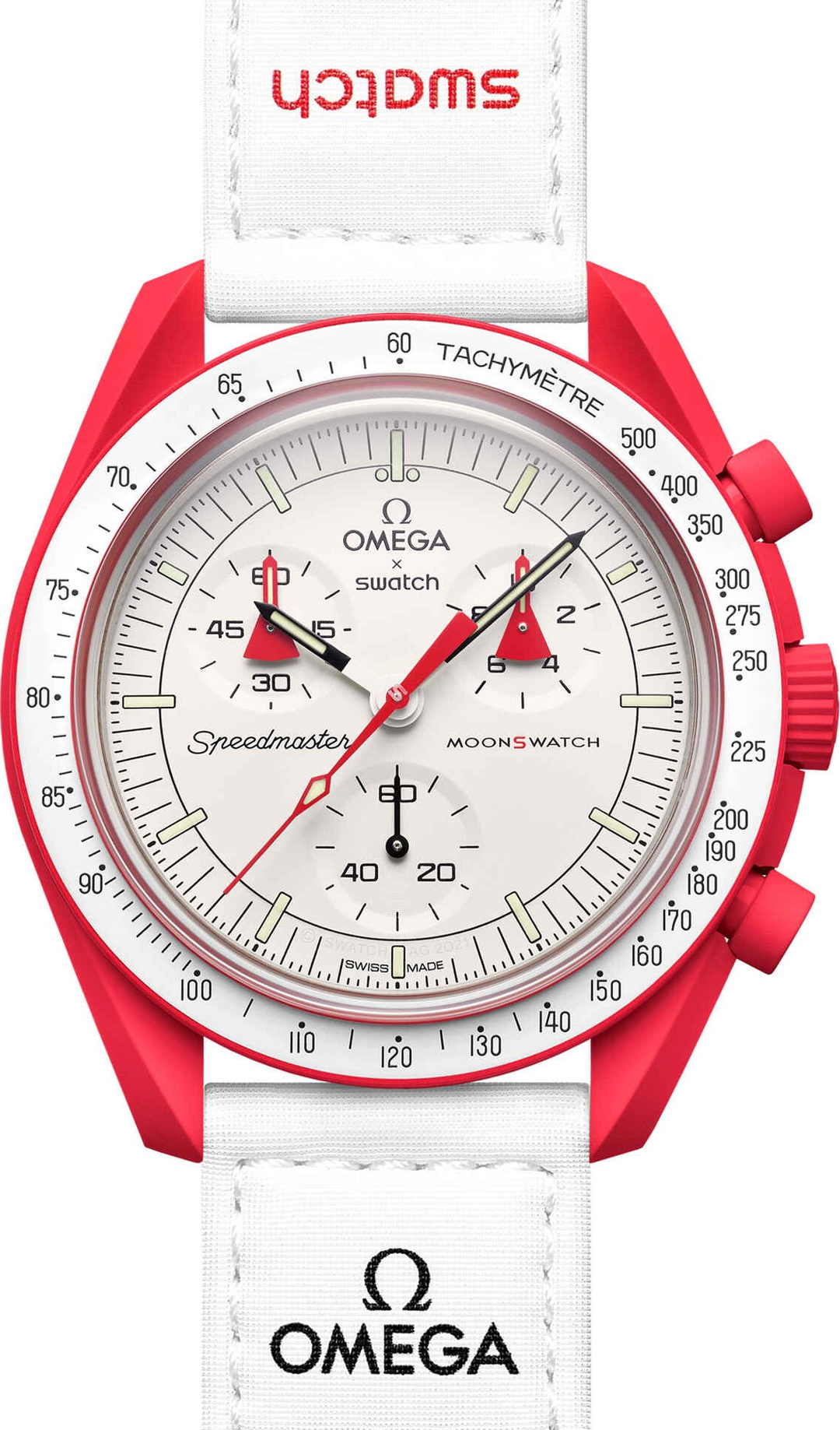 Swatch X Omega Bioceramic Moonswatch Mission To Mars