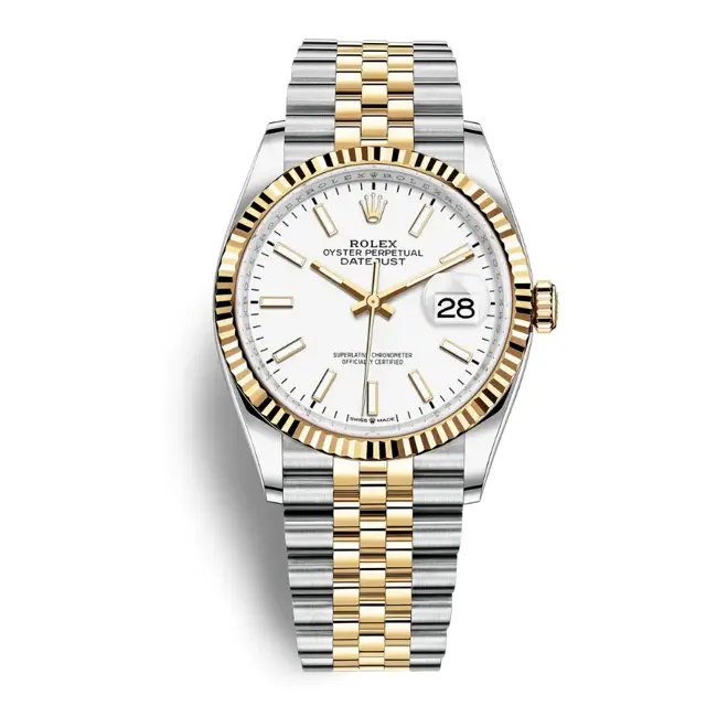 Rolex Datejust Oystersteel And Yellow Gold Watch