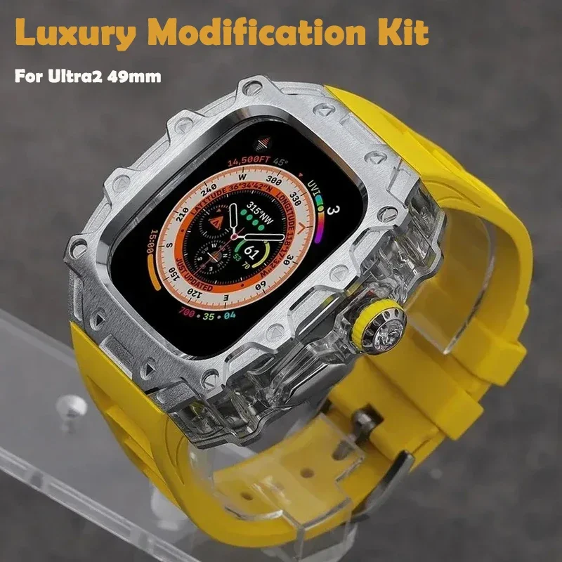 Case+Fluororubber Strap for Apple Watch Ultra2 49mm