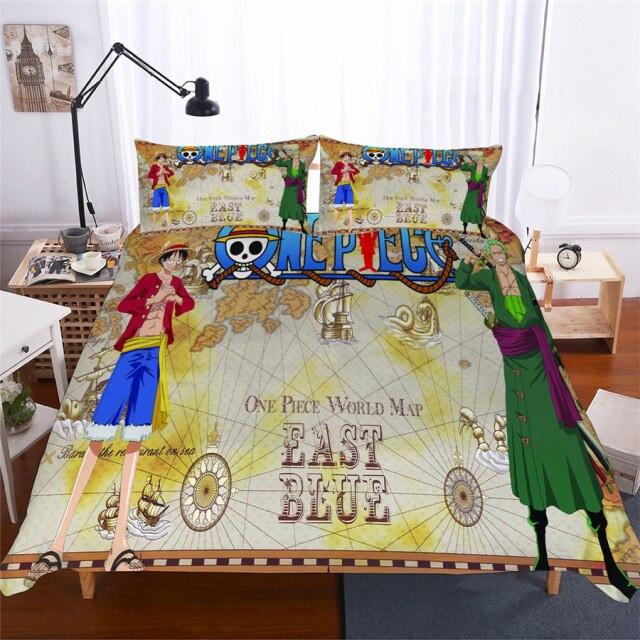 Housse De Couette One Piece 1 Carte Du Monde One Piece Parure de lit Ensemble De Literie Housse De Couette One Piece 1 Carte Du Monde One Piece Parure de lit Ensemble De Literie