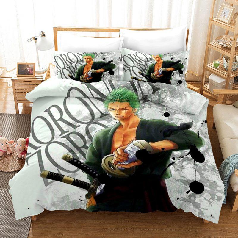 Housse De Couette One Piece 14 Zoro Parure de lit Ensemble De Literie Housse De Couette One Piece 14 Zoro Parure de lit Ensemble De Literie
