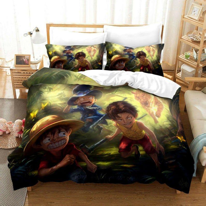Housse De Couette One Piece 18 Personnages Parure de lit Ensemble De Literie Housse De Couette One Piece 18 Personnages Parure de lit Ensemble De Literie