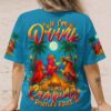 IF I'M DRUNK IT'S MY CAMPING FRIEND'S FAULT PARROT ALL OVER PRINT